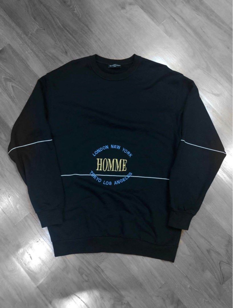 Homme London New York Sweatshirt Size M Balenciaga Homme