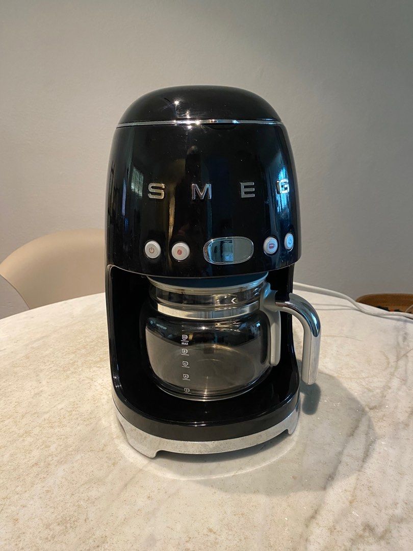 Smeg Drop Filter Coffee Machine Black, TV & Home Appliances, Kitchen