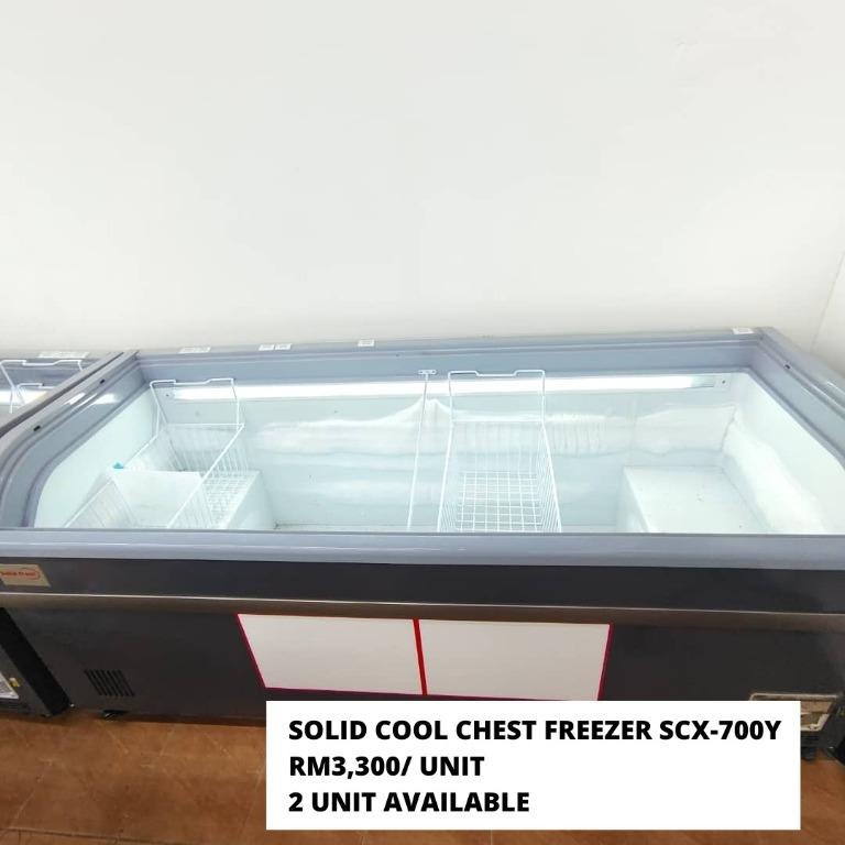 SOLID COOL CHEST FREEZER SCX500Y, TV & Home Appliances, Kitchen