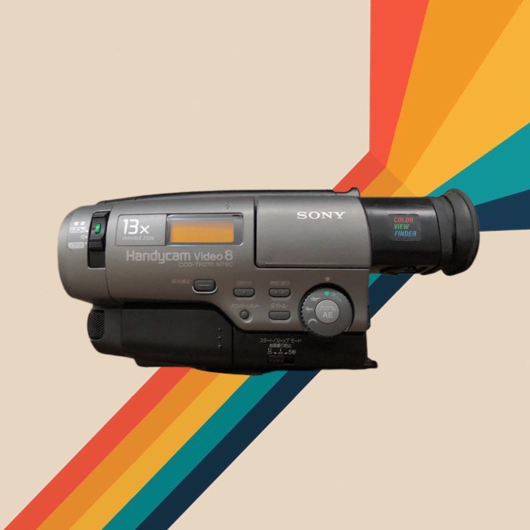 SONY CCD-TR270 Video 8 Camcorder, Photography, Video Cameras on