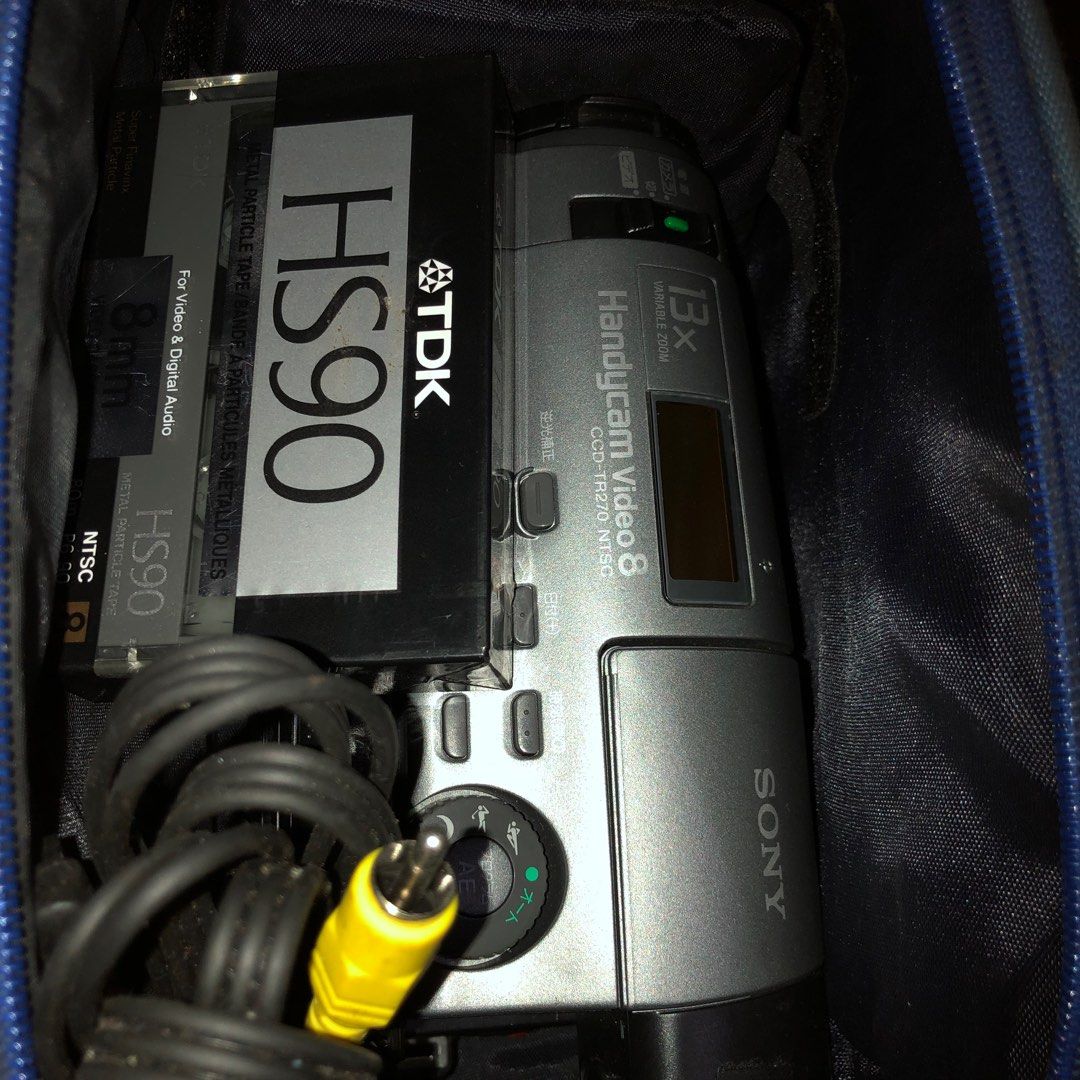 SONY CCD-TR270 Video 8 Camcorder, Photography, Video Cameras on