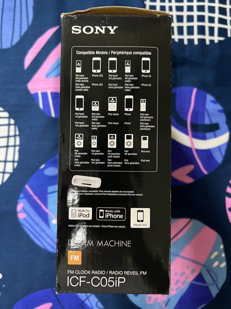 Sony Dream Machine ICFC05iP digital clock radio, Audio, Portable Music