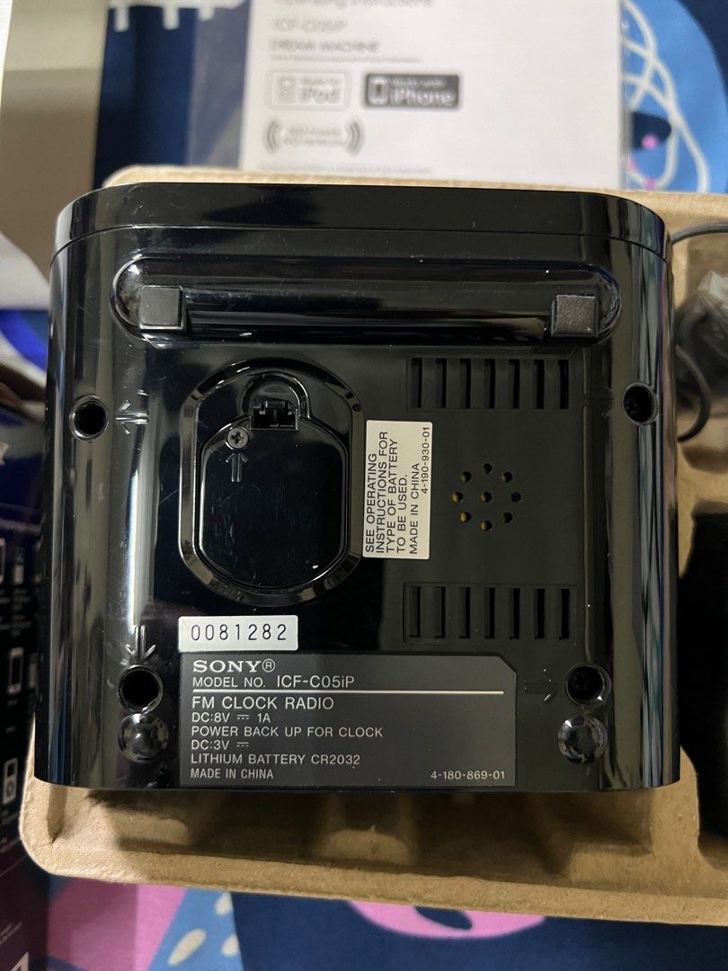 Sony Dream Machine ICFC05iP digital clock radio, Audio, Portable Music