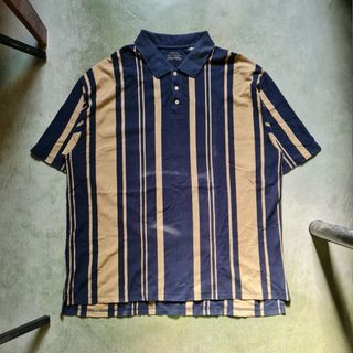 St. John's Bay Vertical Striped S/S Polo Shirt