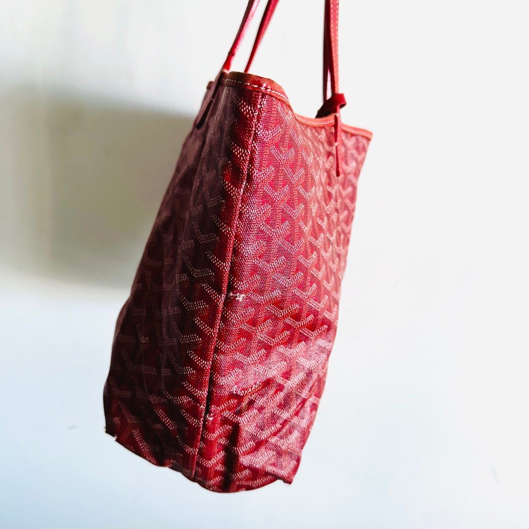 Red goyard purse shop