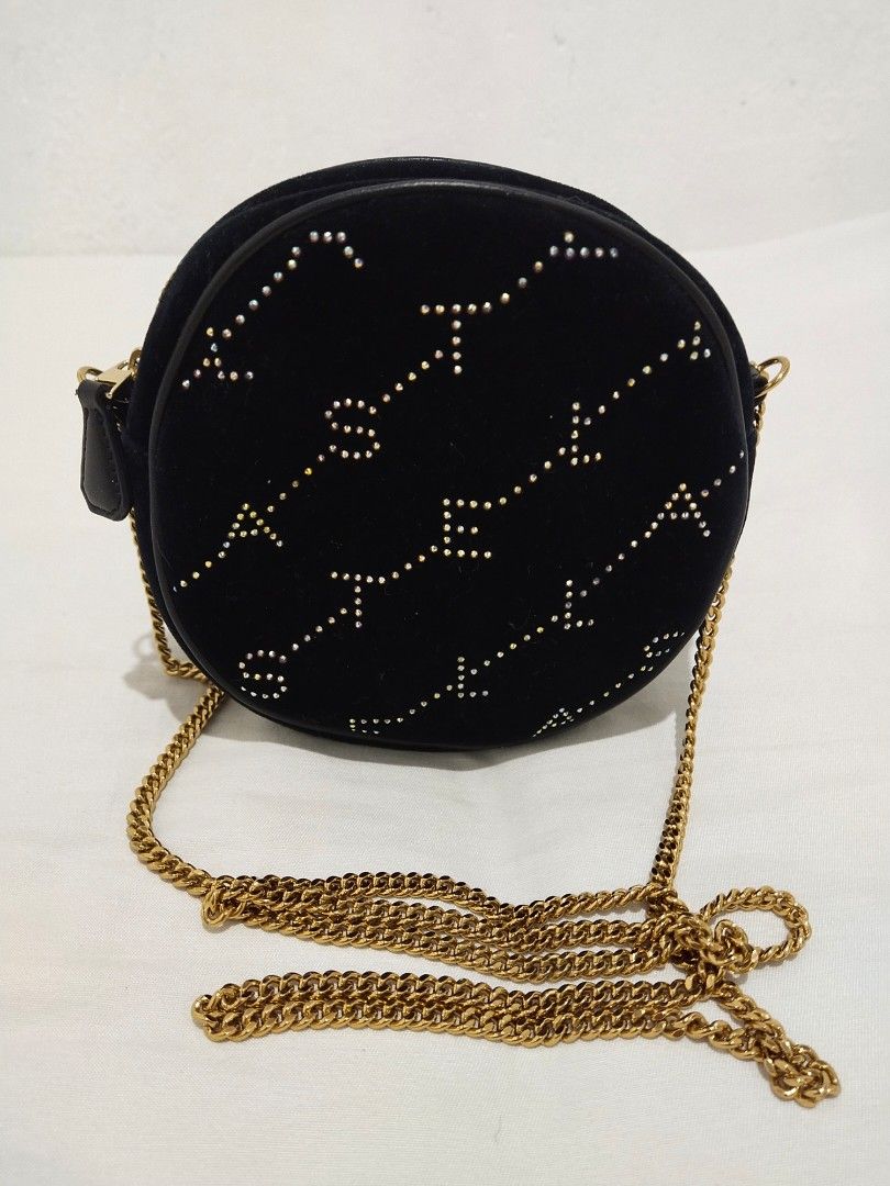 Stella mccartney mini round monogram 2025 bag