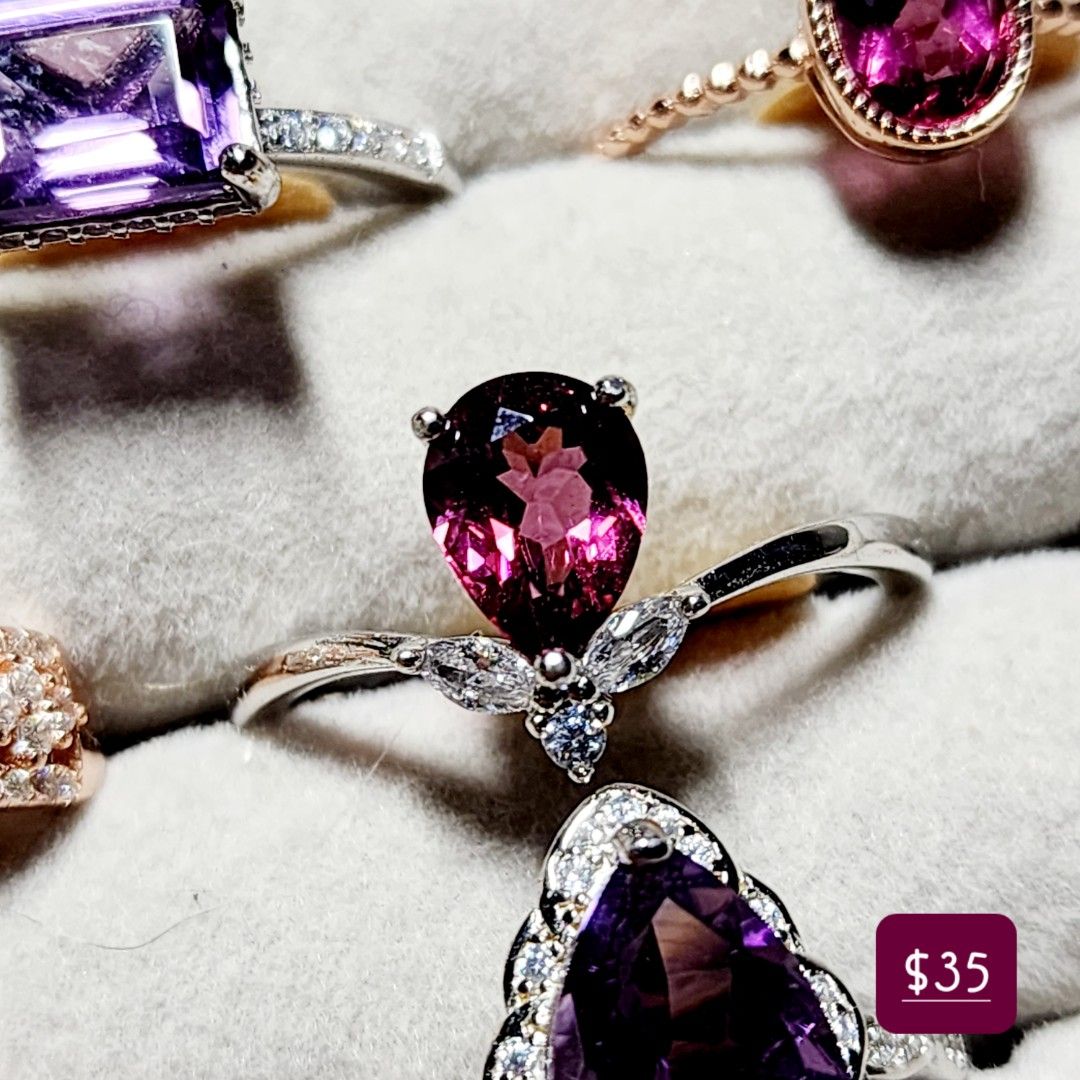 Purple garnet jewelry 2025