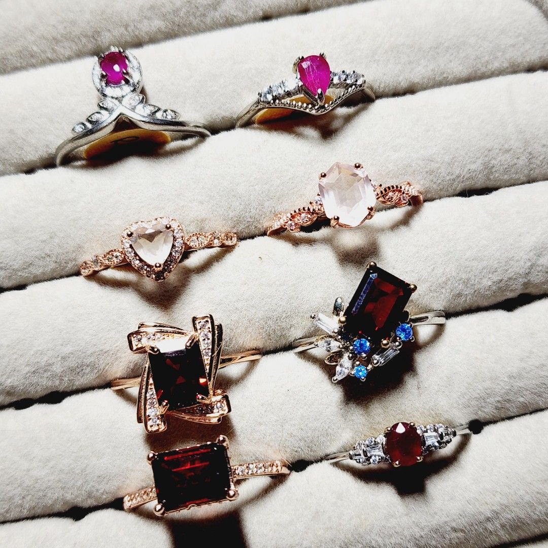 Garnet and ruby jewelry clearance