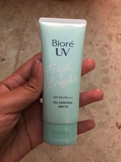 sunscreen biore matte
