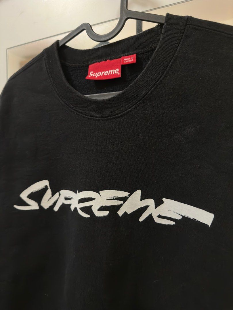 Supreme Futura Logo Crewneck (Size S), 名牌, 服裝- Carousell