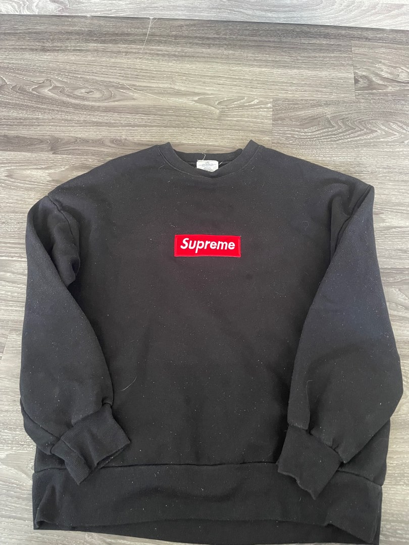 Supreme sales gray sweater