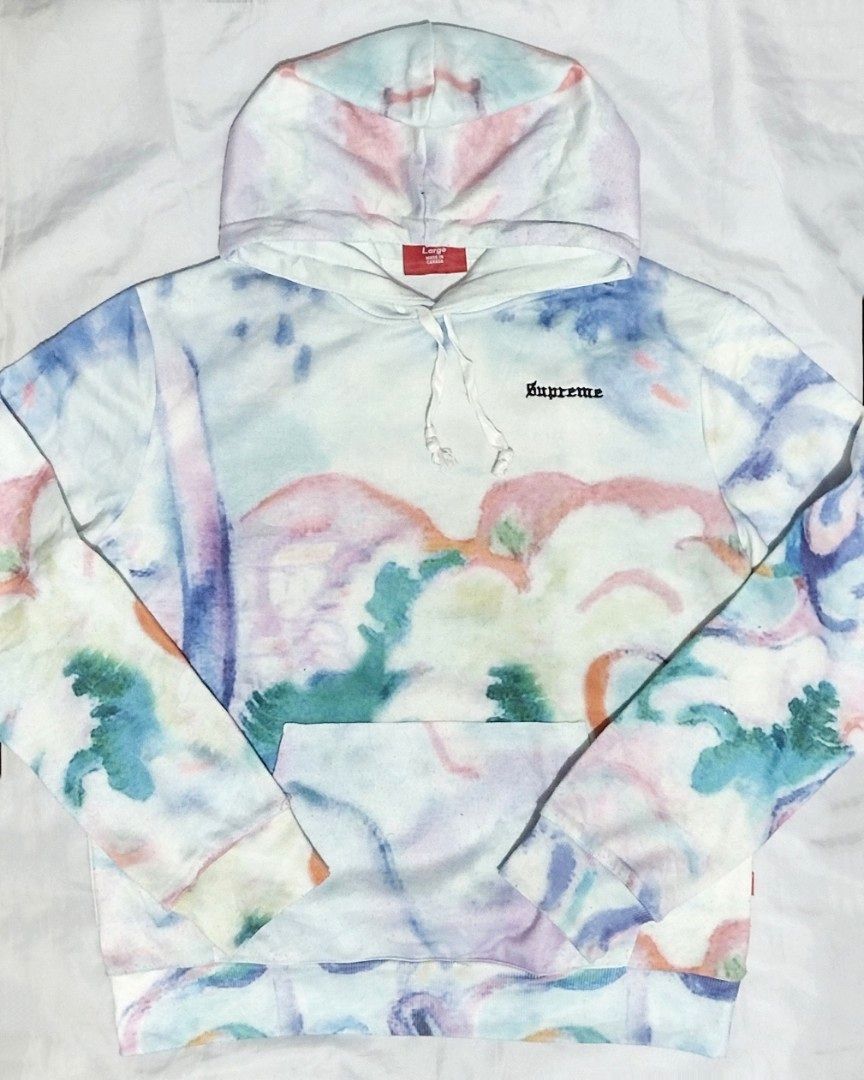 Supreme hoodie tie best sale dye