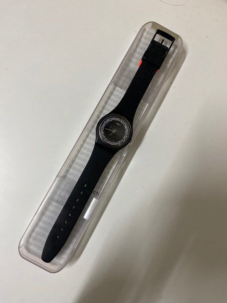 Swatch Sparklenight in Black GB312