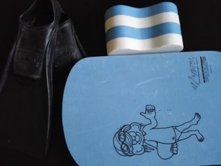 Swimming Board, Pull Buoy & Flippers Bundle Sale