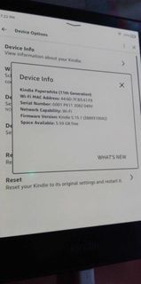 TableAmazon Kindle Paperwhite de 6" 8GB (11ª Generación)