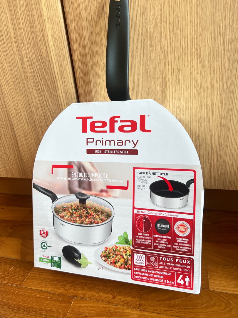 Tefal primary inbox stainless steel pan 24cm, TV & Home Appliances ...
