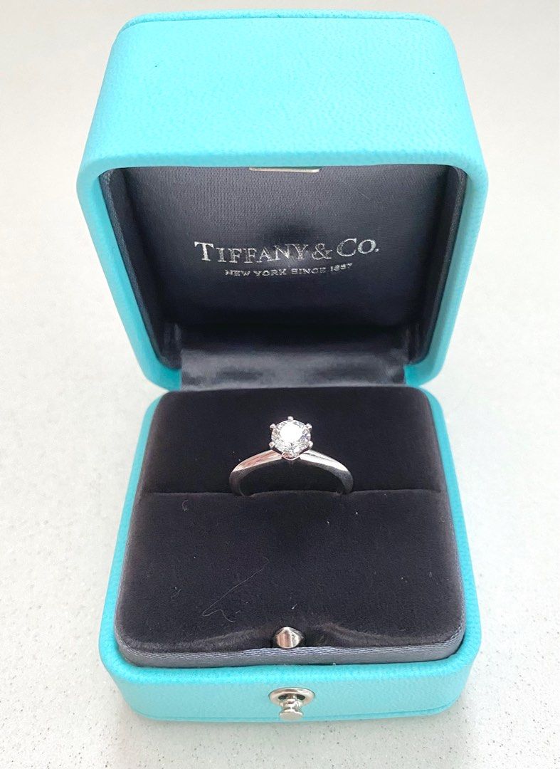 Tiffany and co pt950 ring on sale