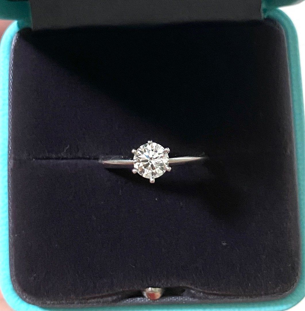 Pt950 sale tiffany ring