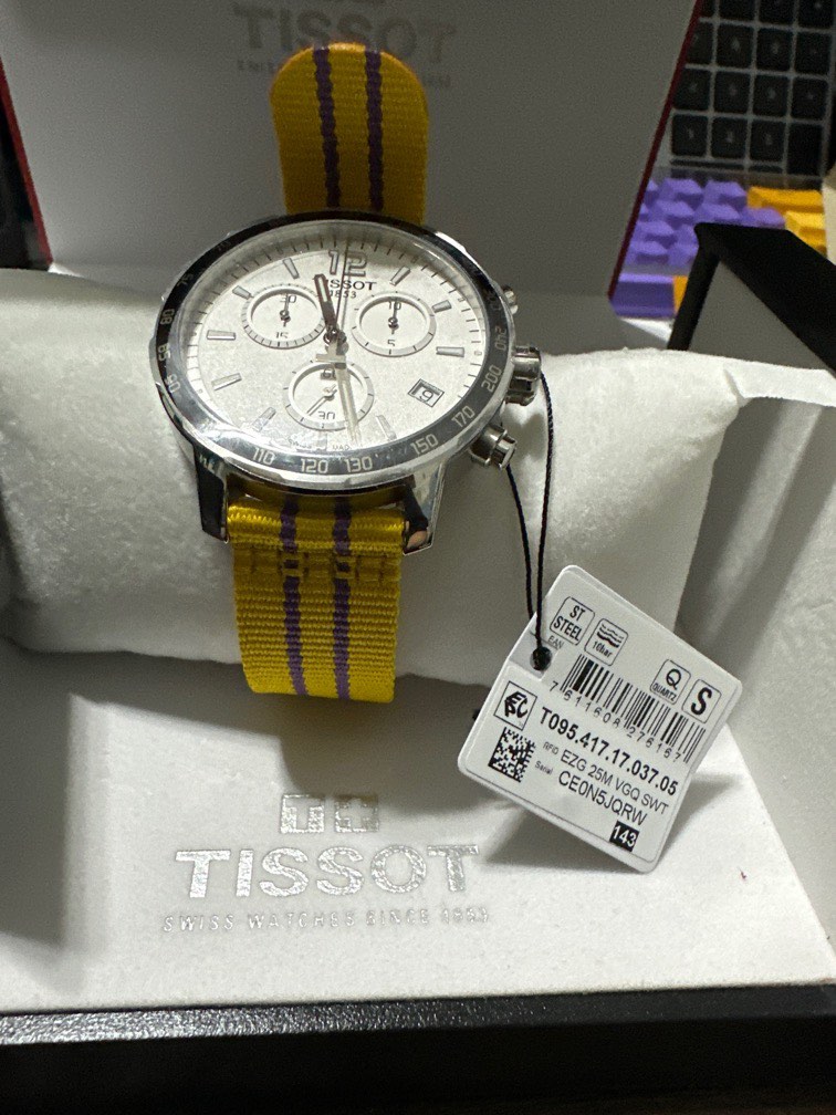 Tissot Quickster Lakers Special Edition Watch Men s Fashion