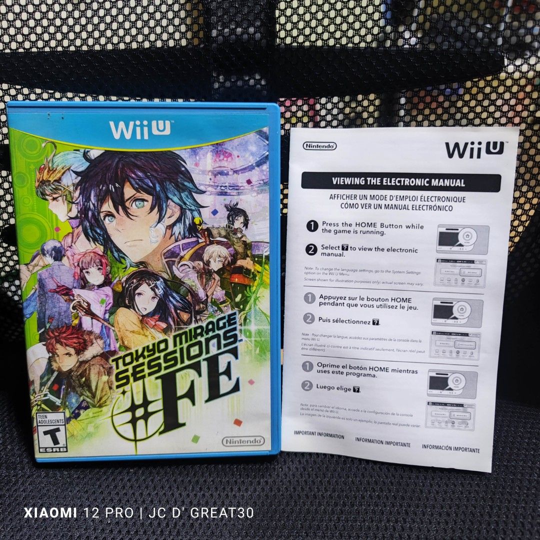 Tokyo Mirage Sessions #FE Wii game (Category: Nintendo) located in Quezon City. Submitted by shopme_gadget30 (Listing ID 1248073157, Image 1). Description: kindly read the details first for sale fixed price good condition tested and working with case, disc and Manual Clean disc (minimal to No scratches) usa version qc area meet up: sm north shipping fee must shoulder by the buyer via lalamove or grab payment: bdo/gcash shopēé lïñk ⬇️ ⬇️ pm for th