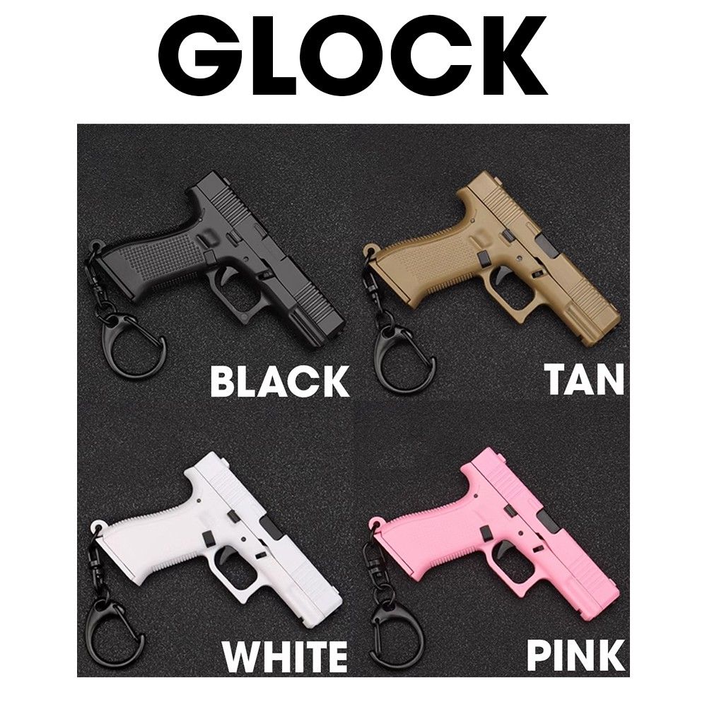 Toy Gun Keychain Glock 14 Scale, Hobbies & Toys, Memorabilia