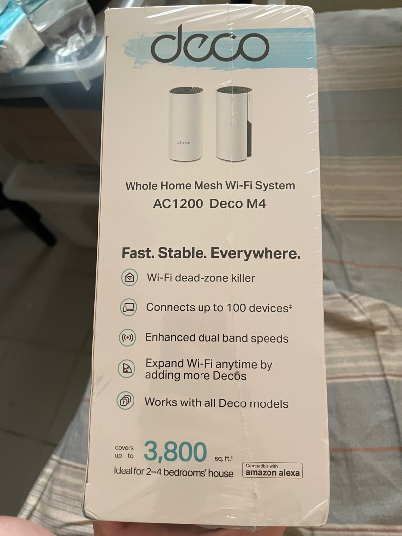 TP Link AC1200 Deco M4 *2 unit pack*, Computers & Tech, Parts ...