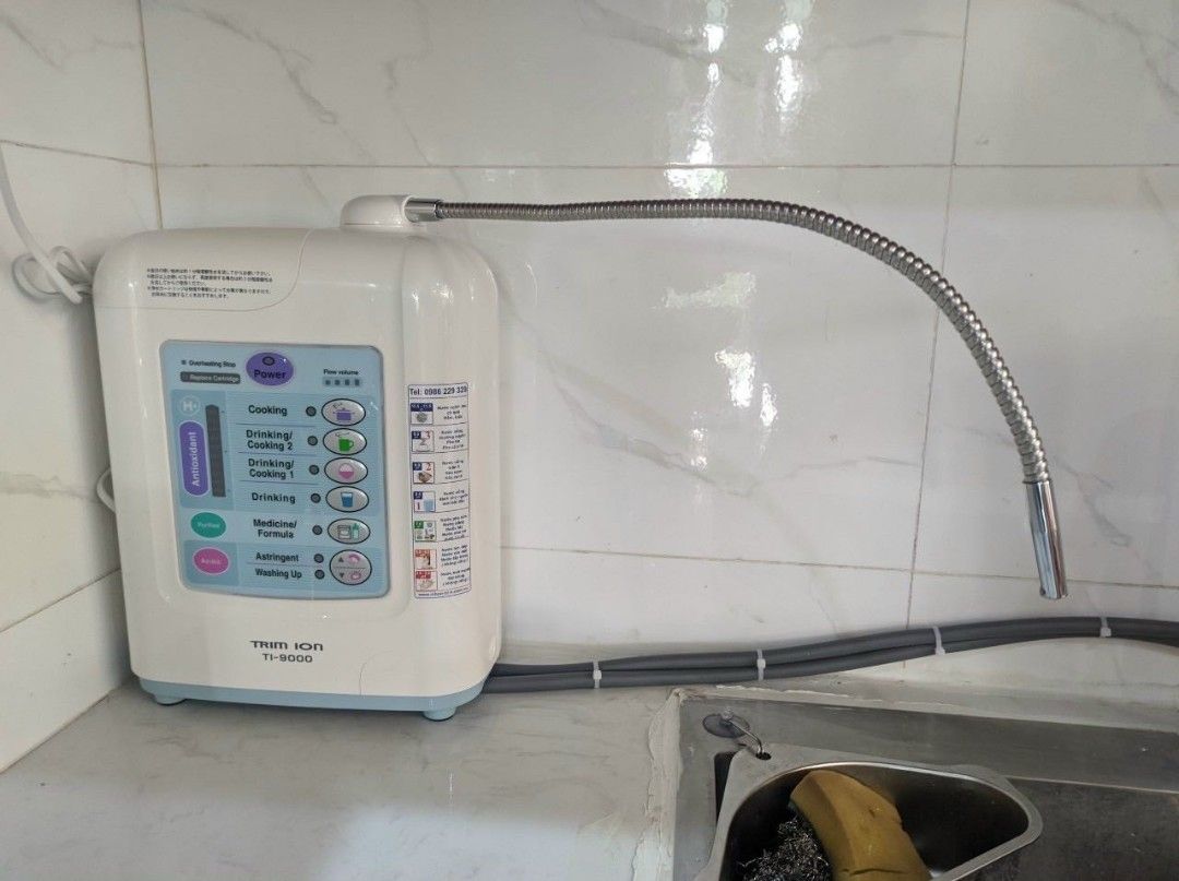 日本Trim Ion TI-9000 電解水機多寧水素水機, 家庭電器, 廚房電器, 濾