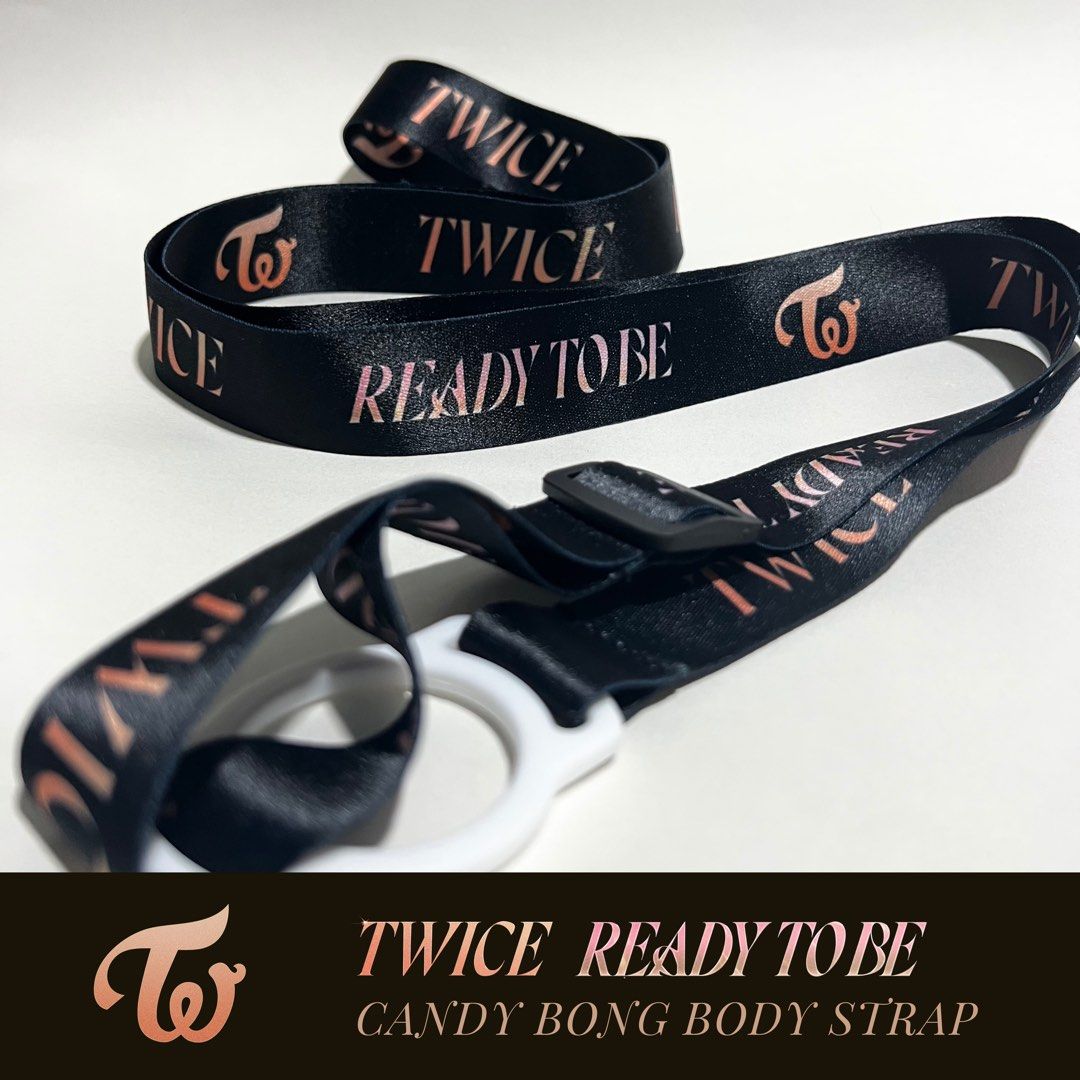 TWICE READY TO BE Candy Bong Lightstick Holder Strap Lanyard, Hobbies