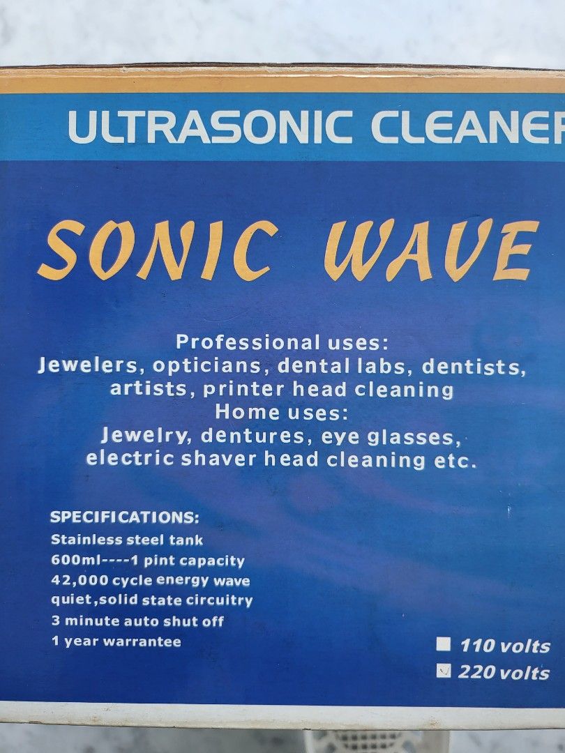 Ultrasonic Cleaner CD2800, TV & Home Appliances, Other Home Appliances
