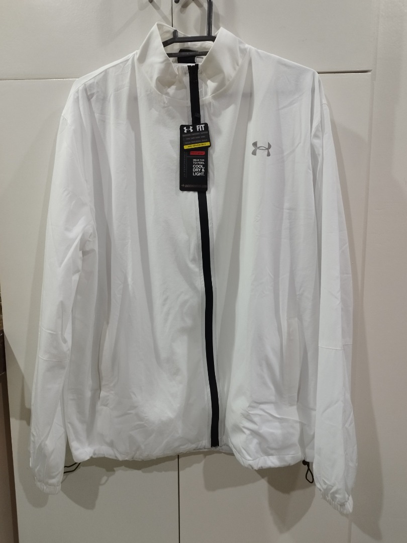 Under Armour Class A white jacket on Carousell