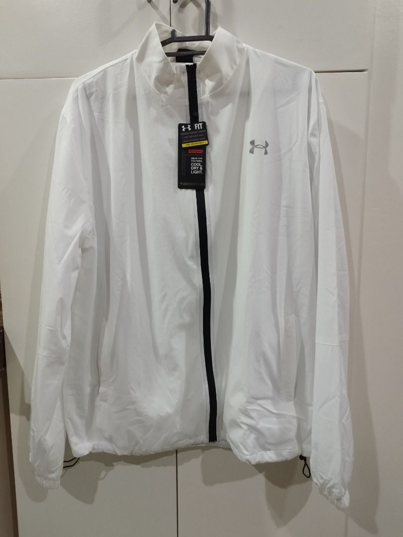 Under Armour Class A white jacket on Carousell