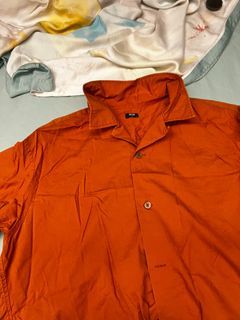 Uniqlo 褐色 短袖襯衫