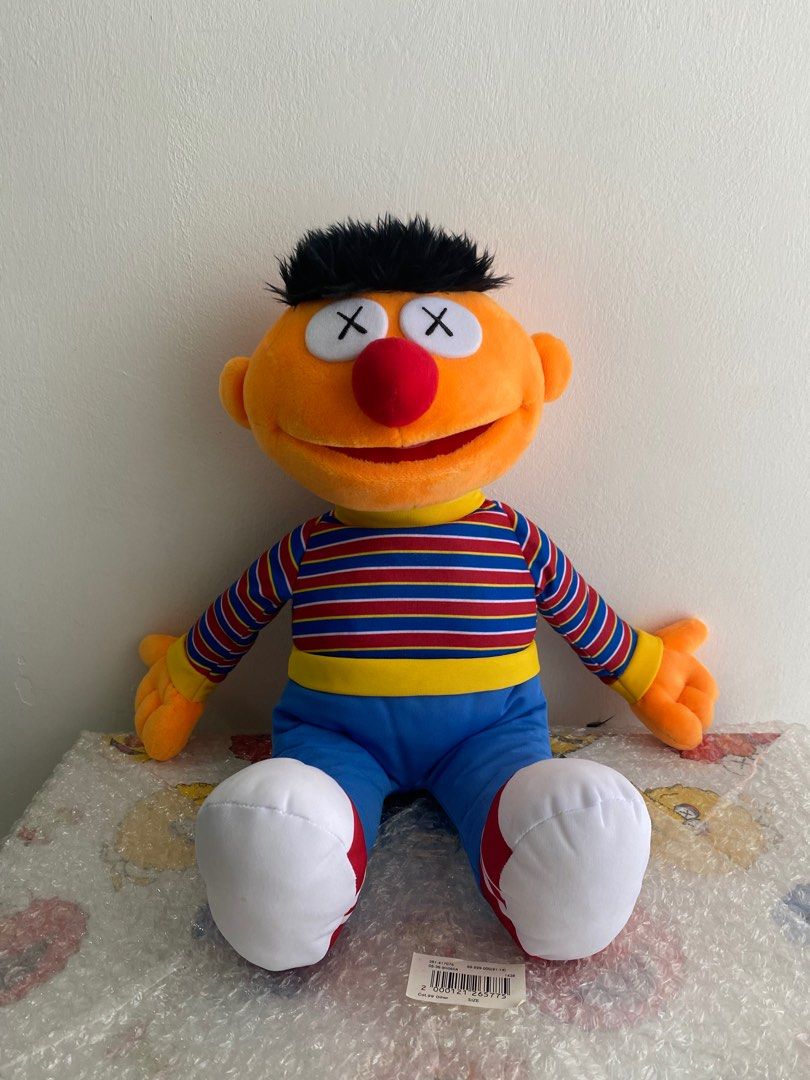 UNIQLO X KAWS Sesama Street Ernie Plush Toy Hobbies Toys Toys