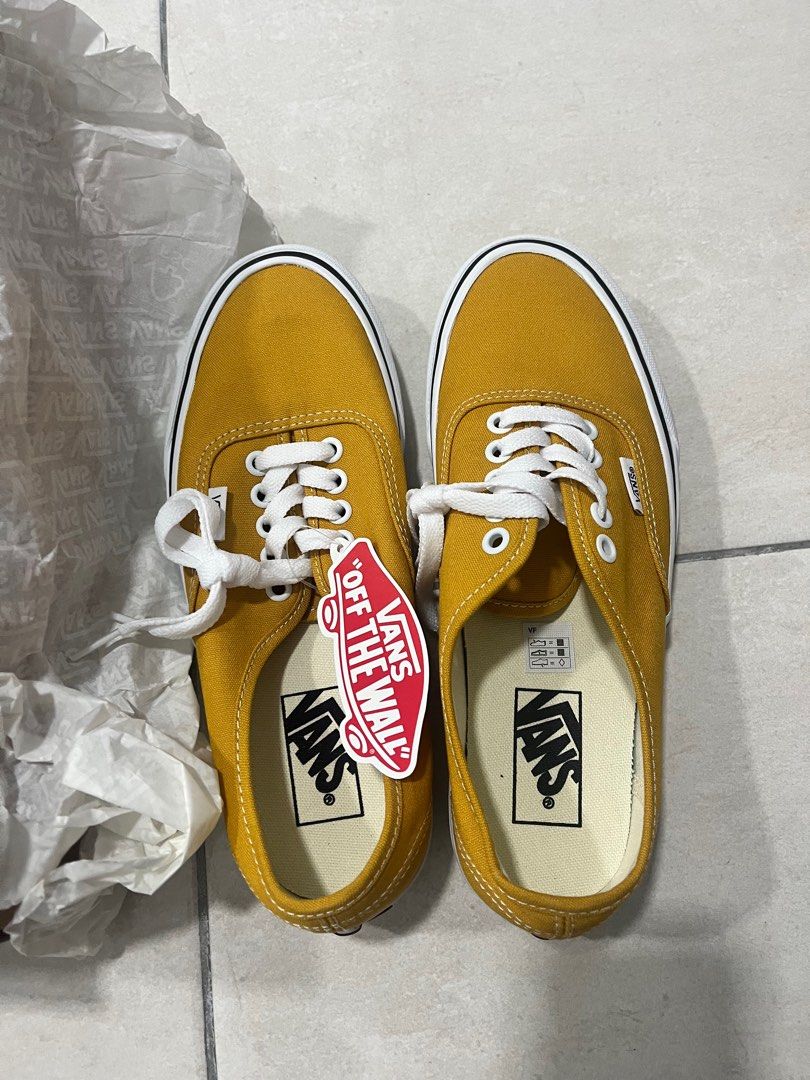 Vans authentic mustard online yellow