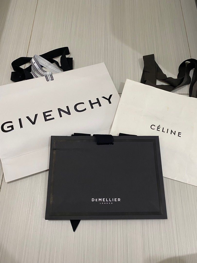 Various luxury paperbags (Category: Luxury Bags & Wallets) located in Rizal. Submitted by brandedclosetsale (Listing ID 1247957778, Image 2). Description: Various midluxury to luxury paperbags See photo for brands Price available upon messaging Coach- sold Tory Burch- sold Versace- sold.