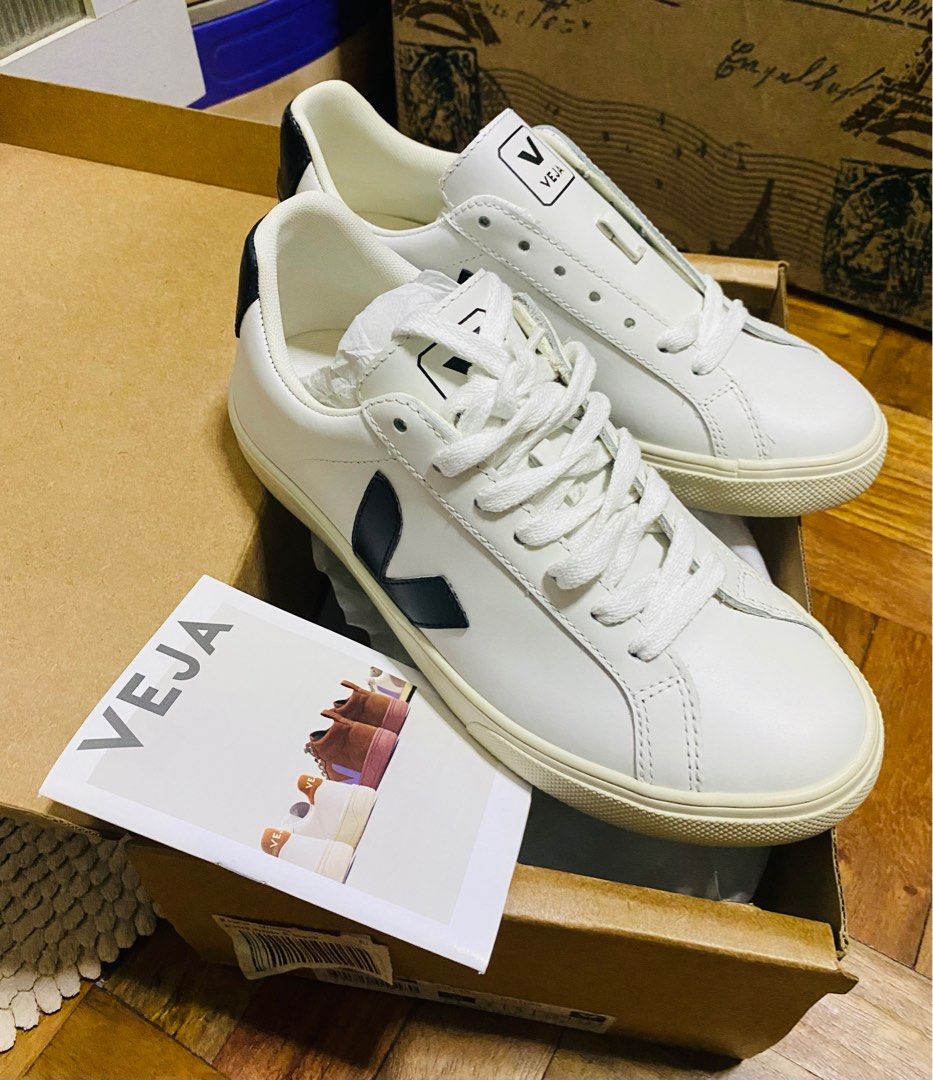 Veja Esplar Logo Leather Sneaker Cheap Sale