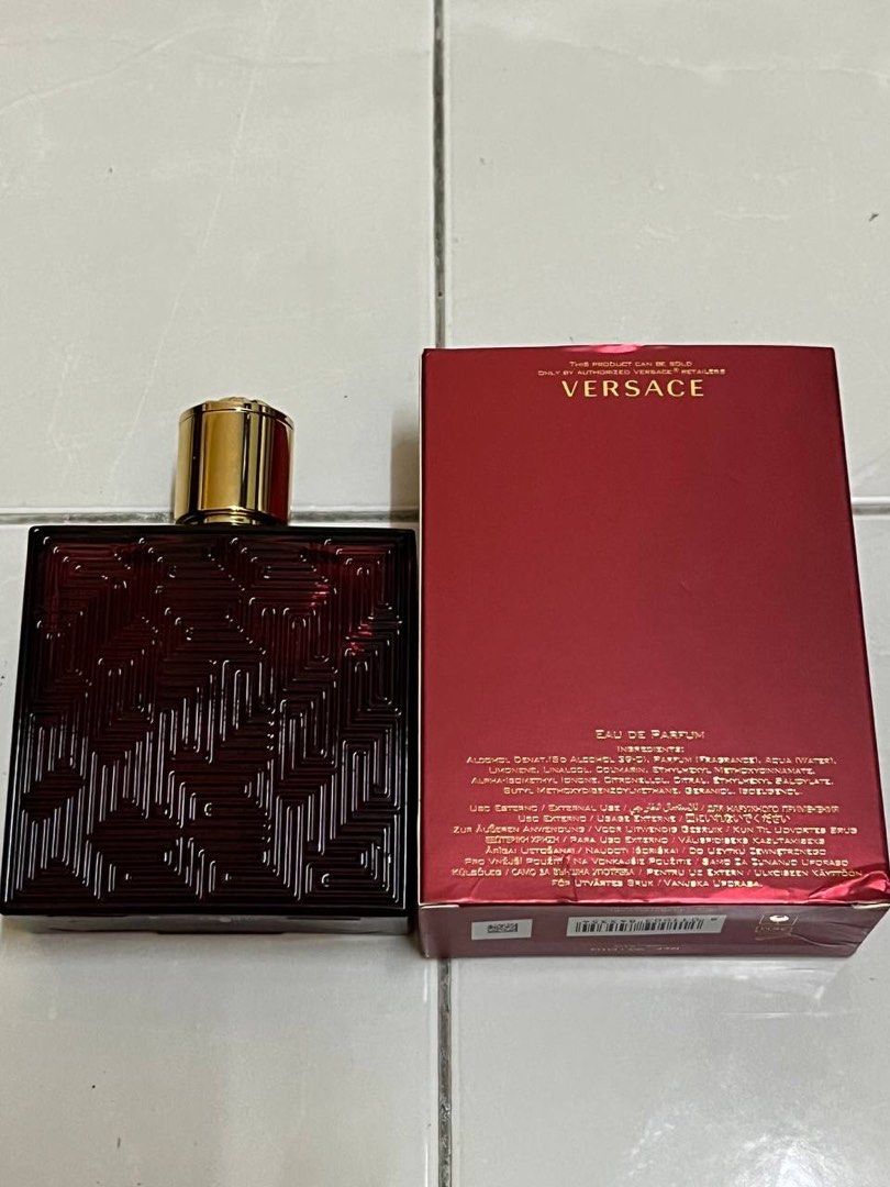 Versace Eros Flame 100ml, Beauty & Personal Care, Fragrance