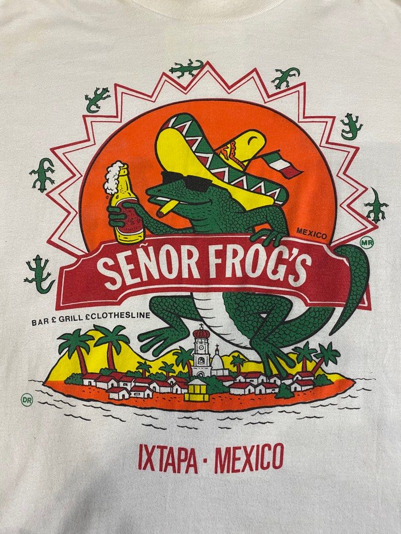 Vintage 90's Ixtapa Senor Frog's Graphics Tee, Looking For on Carousell
