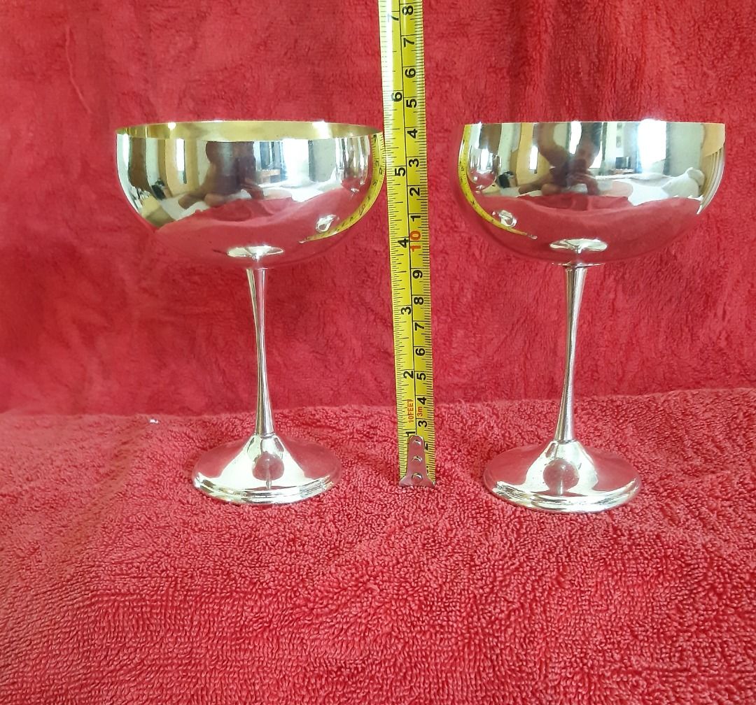 Vintage OLRI silver plated Champage Goblet /cup/coupe, Hobbies & Toys ...