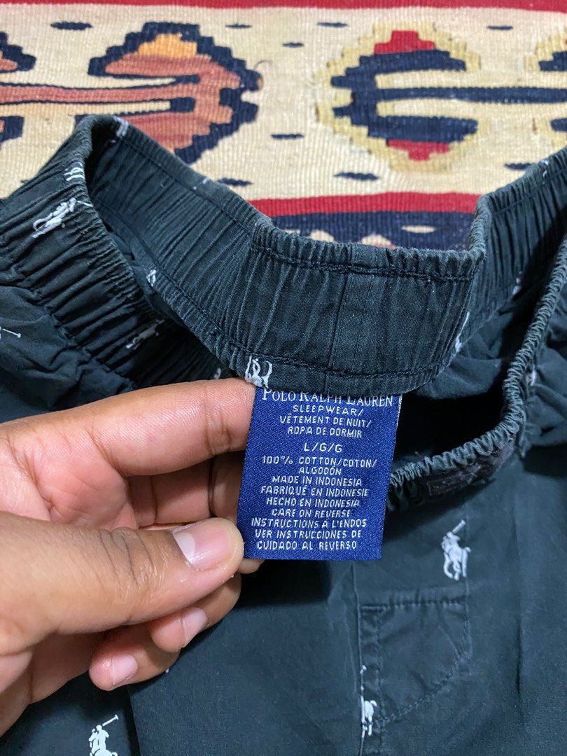 Polo online monogram pants