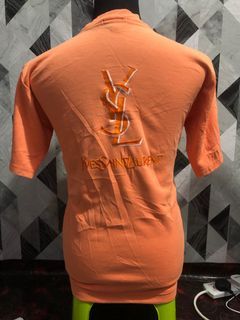 vintage YSL YvesSaintLaurent big logo tshirt