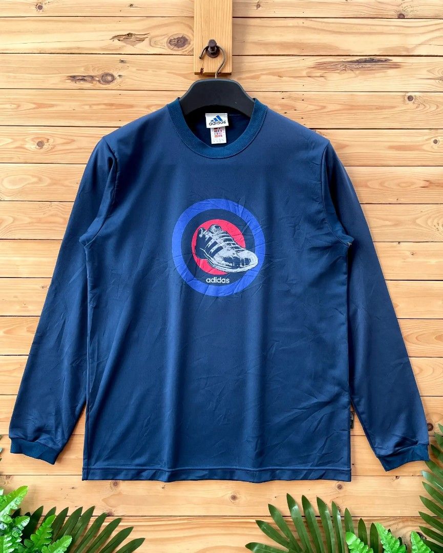 VTG ADIDAS LONGSLEEVE Men s Fashion Tops Sets Tshirts Polo