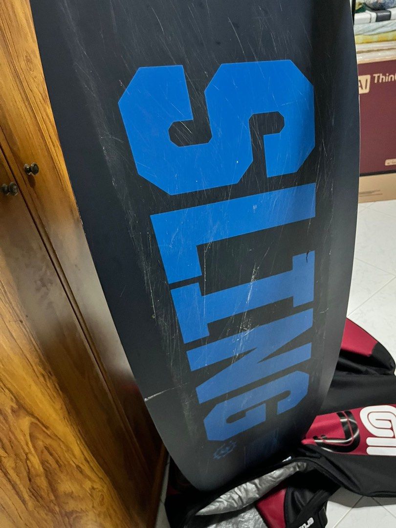 Wakeboard and boots, Sports Equipment, Sports & Games, Water Sports on