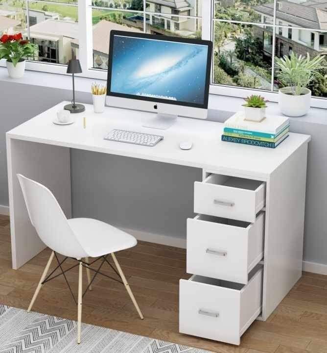 White Desk Office Computer Study Table 120x50x75cm LxWxH (Category: Tables & Sets) located in Del Monte. Submitted by marcobarbado (Listing ID 1247902324, Image 3). Description: .