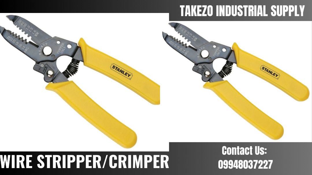 Wire Stripper/Crimper (Category: Construction Tools & Equipment) located in Manila. Submitted by angiedalu10338 (Listing ID 1247966655, Image 1). Description: Wire Stripper/Crimper Specs: #84-325 AWG20-30 6” Price: 388 For faster transaction call txt or viber 09948037227 Look for Shane *PRICE MAY CHANGE WITHOUT PRIOR NOTICE *ITEM IS VAT EXCLUSIVE *SUBJECT FOR AVAILABILITY *PRICE DEPENDS ON THE SIZES.