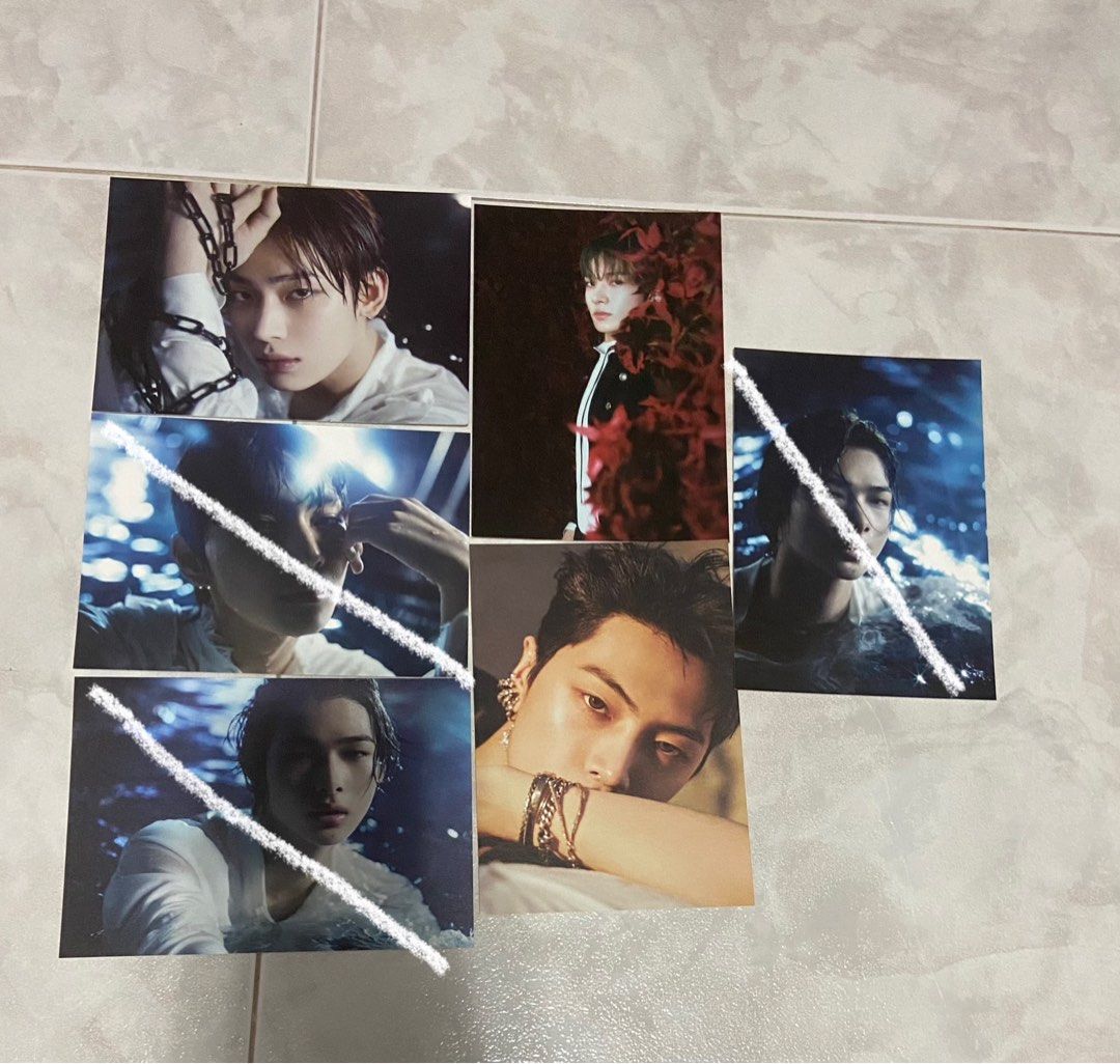 Enhypen 55 pcs Photocards ROMANCE : UNTOLD Collections 'ENGENE' Album Photo Cards Kpop Postcards(Laser vision