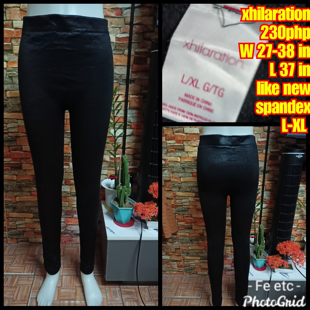 Xhilaration black leggings LXL, Women's Fashion, Bottoms, Other Bottoms on  Carousell