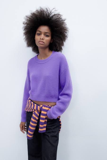 Lilac store color sweater