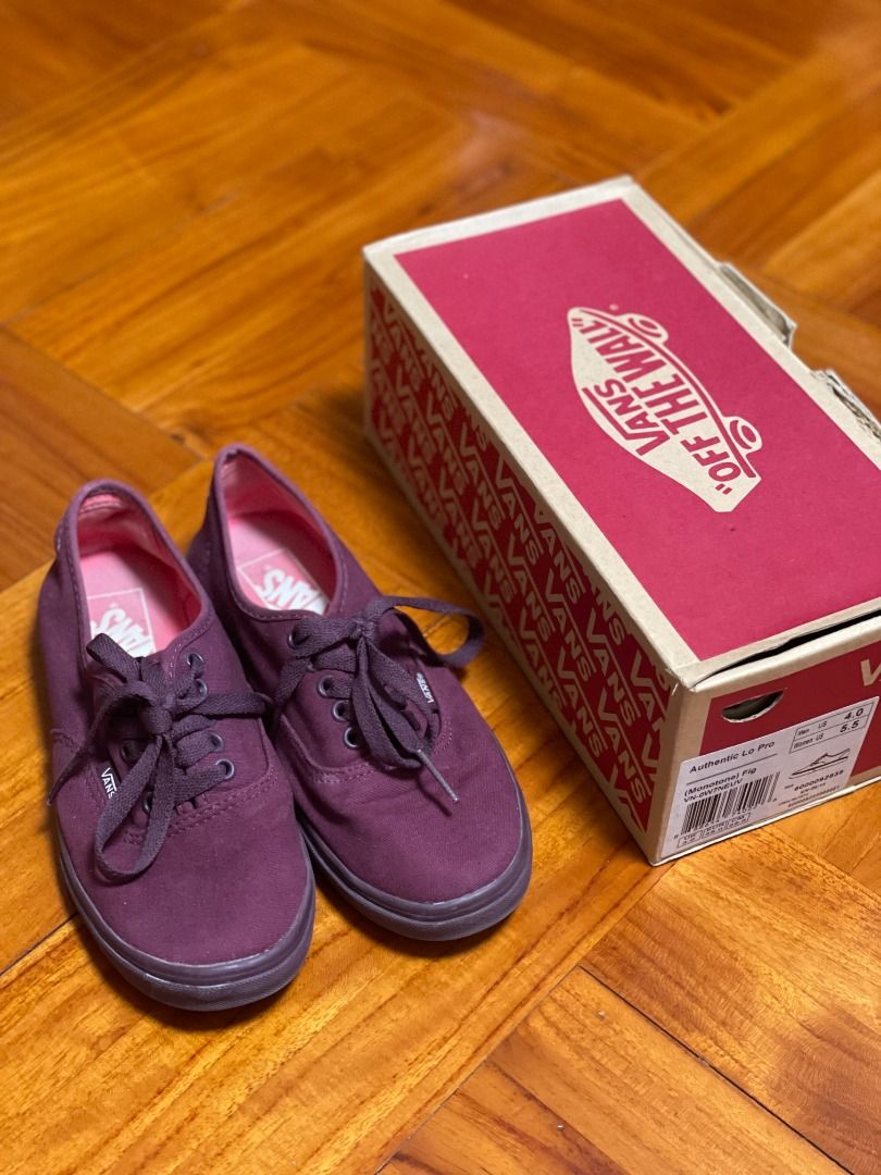 Vans authentic lo pro monotone hotsell