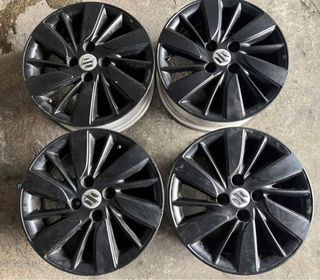 15” Suzuki Swift mags used 4Holes pcd 100 sold as 4pcs